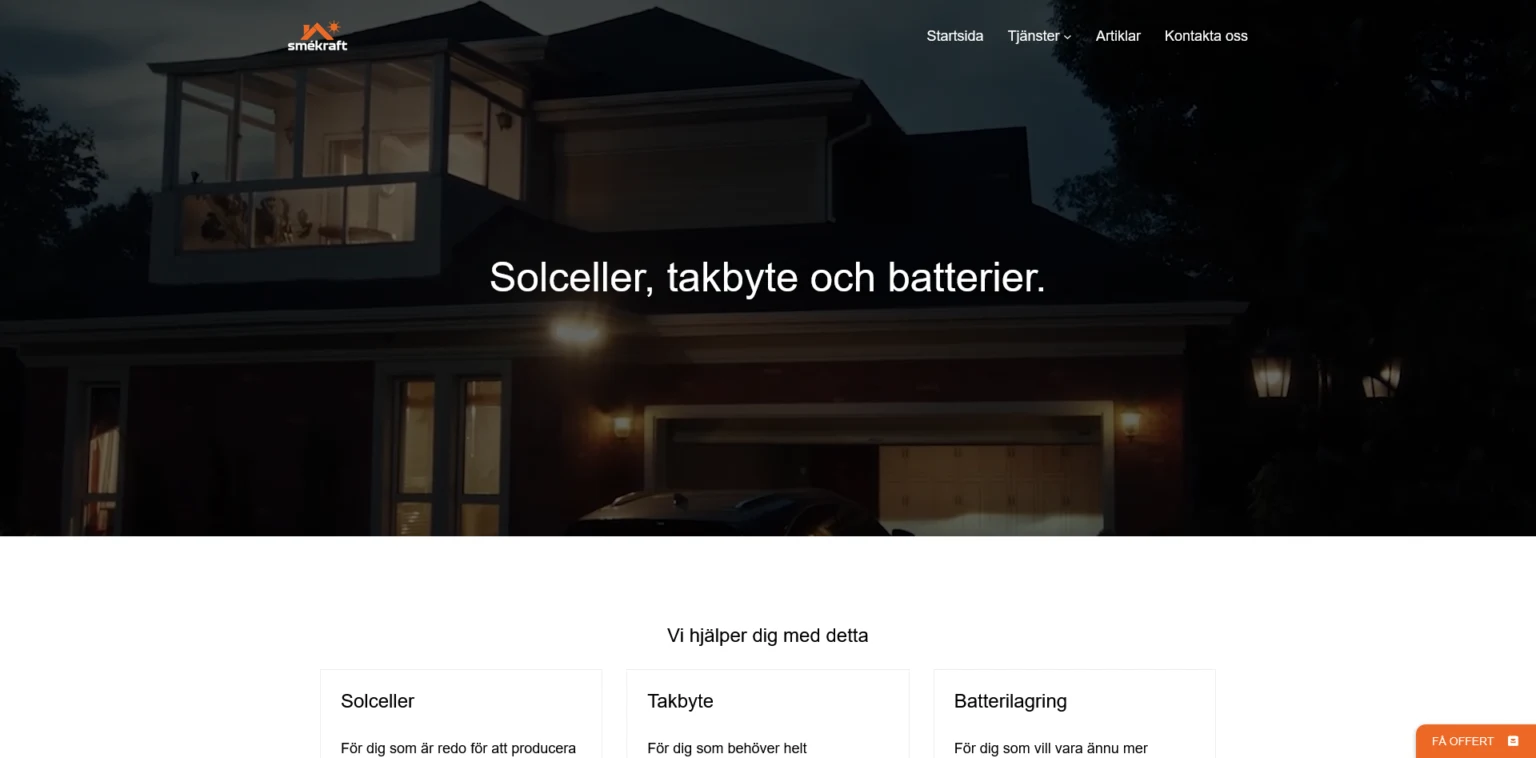 Webbplats för Smekraft
